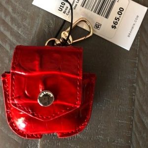 Brahmin CARNATION MELBOURNE Genuine Leather BREA AirPod Case